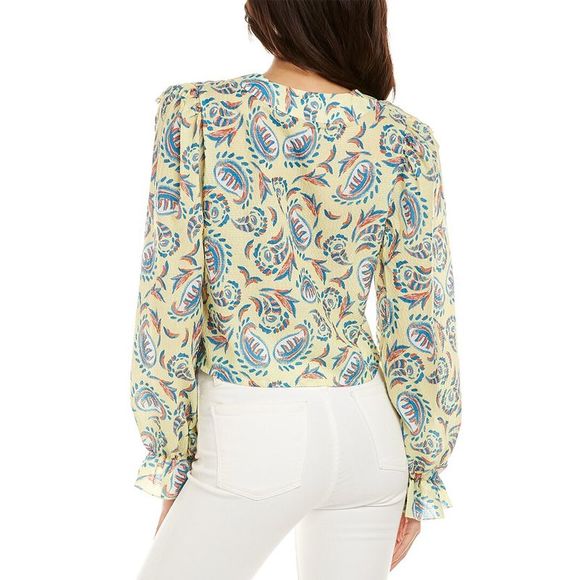 Beulah Womens  Seersucker Top - Picture 2 of 3